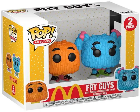 Figurine pop Fry Guys - Pack - McDonald's - 1