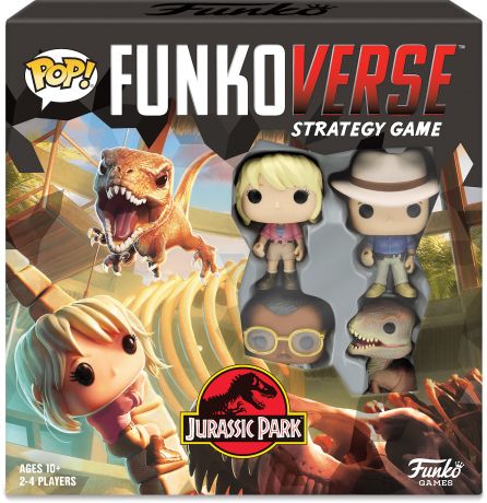 Figurine pop Funkoverse Jurassic Park - Jeu de Stratégie 4 joueurs - Jurassic Park - 1