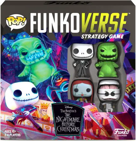 Figurine pop Funkoverse LÉtrange Noël de M. Jack : Jeu de Stratégie 4 Joueurs - L'Etrange Noël De Mr Jack - 1