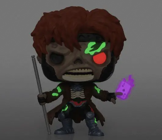 Figurine pop Gambit en Zombie - Glow In The Dark - Marvel Zombies - 2
