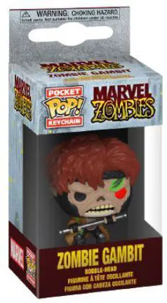 Figurine pop Gambit en Zombie - Porte-clés - Marvel Zombies - 1
