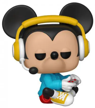 Figurine pop Gamer Mickey assis - Mickey Mouse - 90 Ans - 2