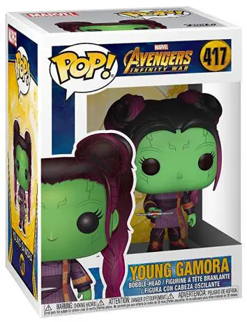 Figurine pop Gamora Jeune - Avec Poignard - Avengers Infinity War - 1