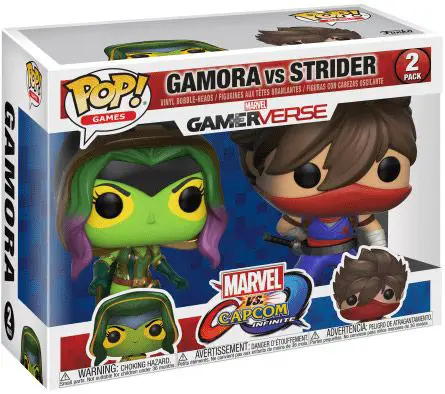 Figurine pop Gamora vs Strider - 2 pack - Marvel Gamerverse - 1