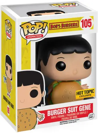 Figurine pop Gene en Costume de Burger - Bob's Burgers - 1