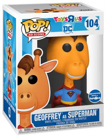 Figurine pop Geoffrey en Superman - Icônes de Pub - 1