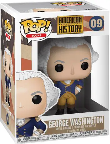 Figurine pop George Washington - Histoire des Etats-Unis - 1