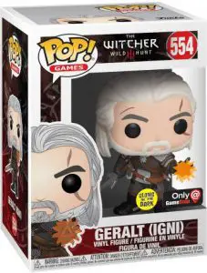 Figurine Geralt (IGNI) – Brillant dans le noir – The Witcher 3: Wild Hunt- #554