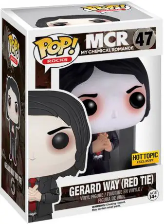 Figurine pop Gerard Way (Cravatte Rouge) - My Chemical Romance (MCR) - 1