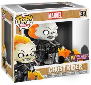 Figurine Ghost Rider sur sa moto – Marvel Comics- #33