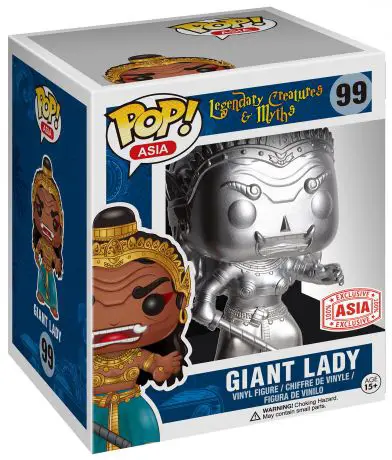Figurine pop Giant Lady - Argent - Créatures légendaires et mythes - 1