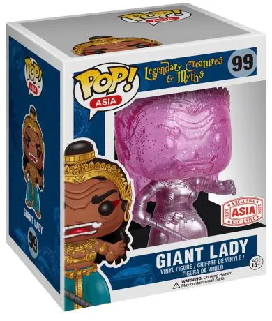 Figurine pop Giant Lady - Rose Translucide - Créatures légendaires et mythes - 1
