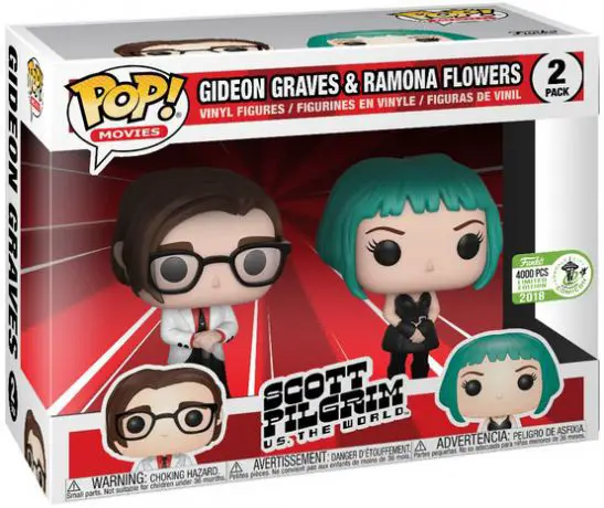 Figurine pop Gideon Graves & Ramona Flowers - 2 pack - Scott Pilgrim - 1