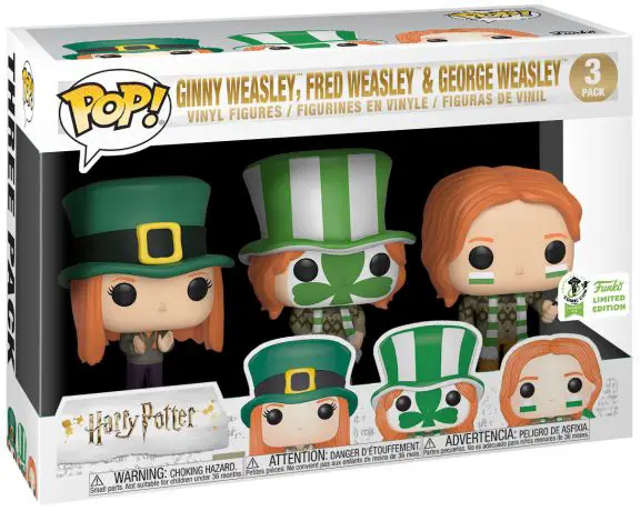 Figurine pop Ginny, Fred & George Weasley - 3 Pack - Harry Potter - 1