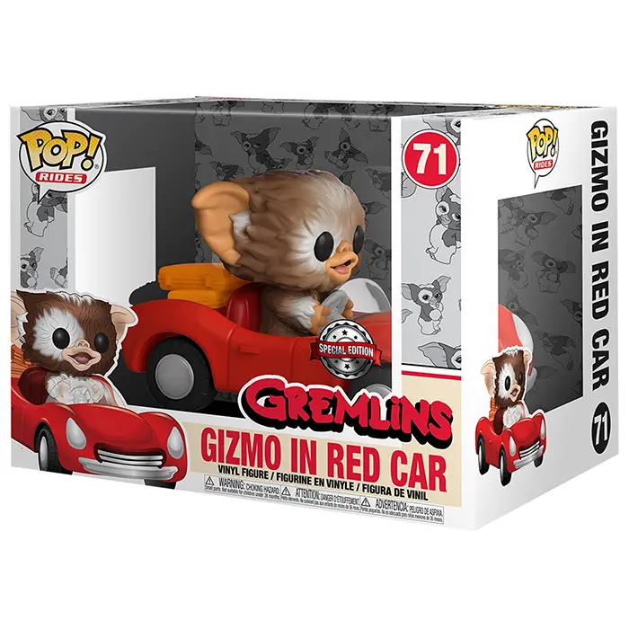 Figurine pop Gizmo in red car - Gremlins - 2