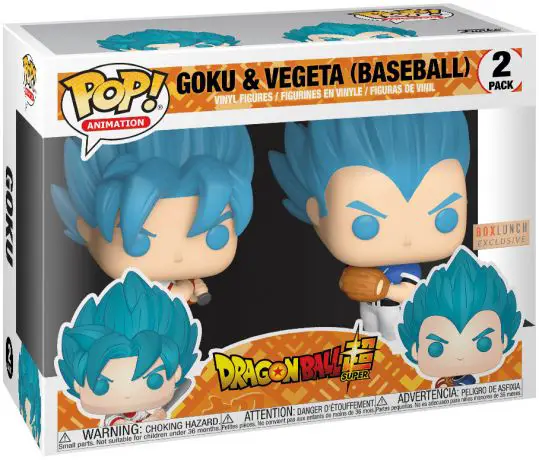 Figurine pop Goku & Vegeta Baseball - 2 Pack - Dragon Ball - 1