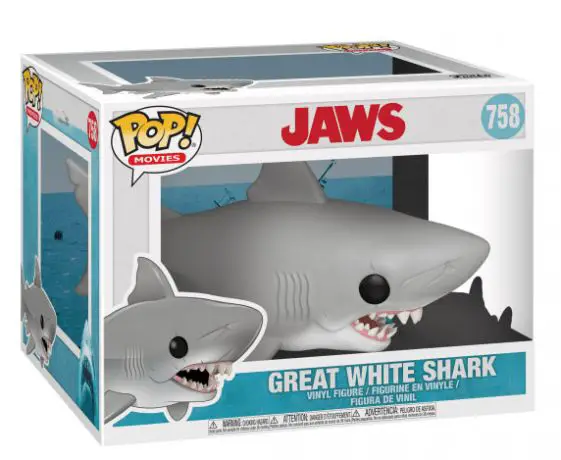 Figurine pop Grand requin blanc - 15 cm - Les Dents de la Mer - 1