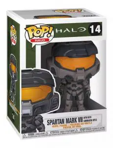 Figurine Grey Spartan Mark VII avec VK78 – Halo- #14