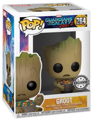 Figurine pop Groot avec un bol de bonbons - Les Gardiens de la Galaxie 2 - 1
