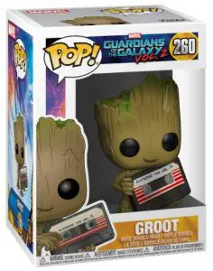 Figurine Groot avec une cassette – Les Gardiens de la Galaxie 2- #260