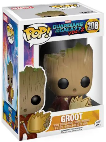 Figurine pop Groot avec une pièce - Les Gardiens de la Galaxie 2 - 1