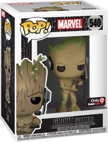 Figurine pop Groot (Gamer) - Marvel Comics - 1