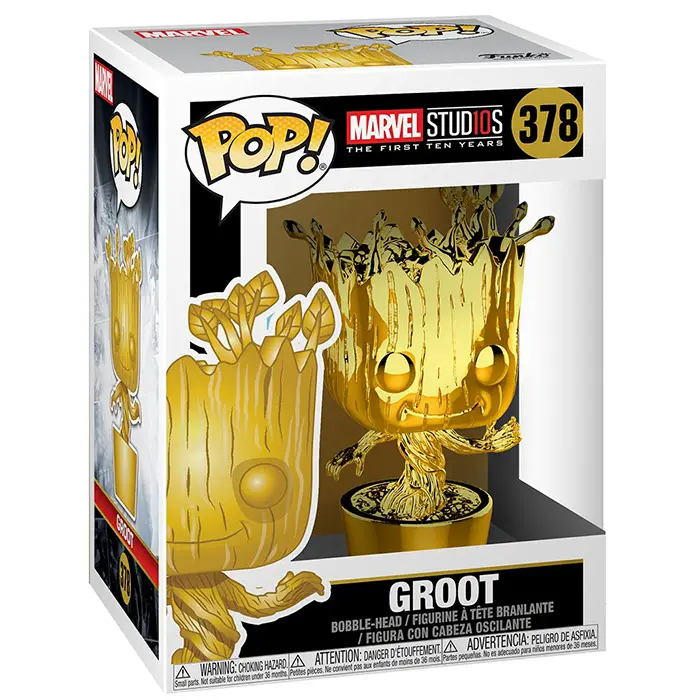 Figurine pop Groot Gold - Marvel - 2
