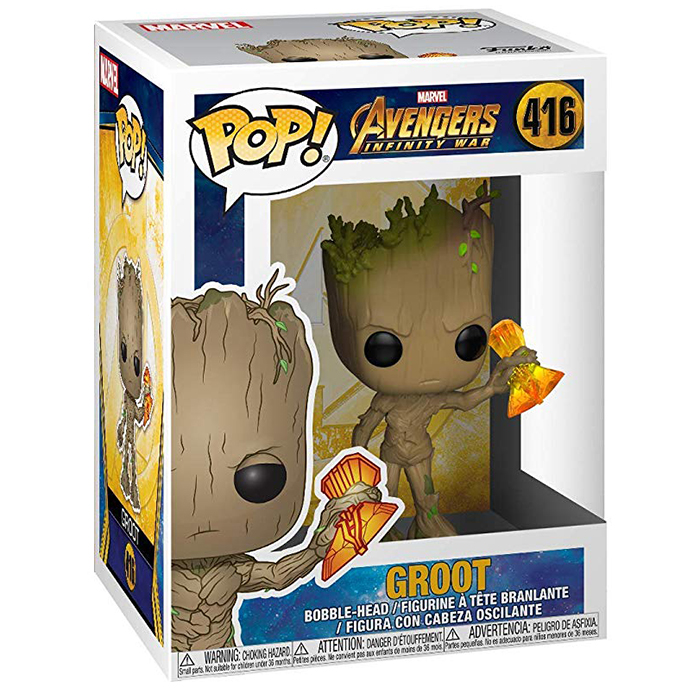 Figurine pop Groot with Stormbreaker - Avengers Infinity War - 2