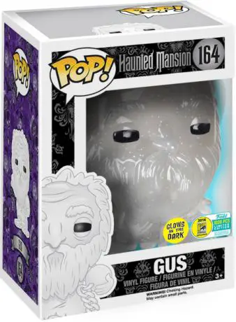 Figurine pop Gus Blanc - Pailleté & Brillant dans le noir - Haunted Mansion - 1