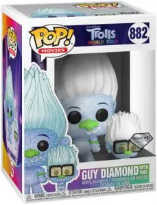 Figurine Guy Diamond & Tiny Diamond – Pailleté – Les Trolls- #882