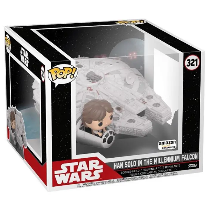 Figurine pop Han Solo in the Millennium Falcon - Star Wars - 2