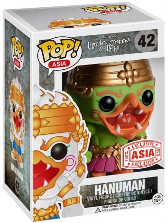 Figurine pop Hanuman - Vert et rose - Créatures légendaires et mythes - 1