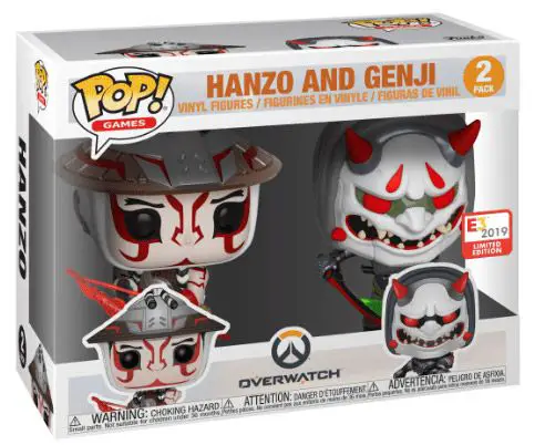 Figurine pop Hanzo and Genji - 2 pack - Overwatch - 1
