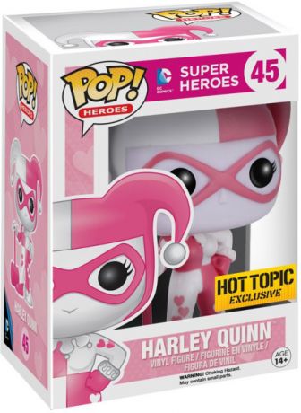 Figurine pop Harley Quinn avec Costume Rose & Blanc - DC Super-Héros - 1