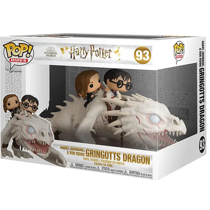 Figurine pop Harry, Hermione & Ron Riding Gringotts Dragon - Harry Potter - 2