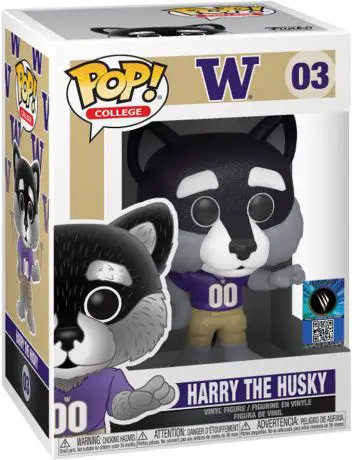 Figurine pop Harry le Husky - Mascottes Universitaires - 1