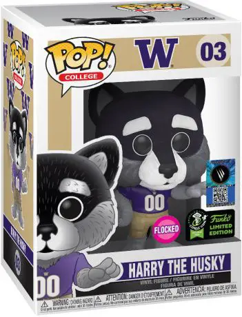 Figurine pop Harry le Husky - Floqué - Mascottes Universitaires - 1