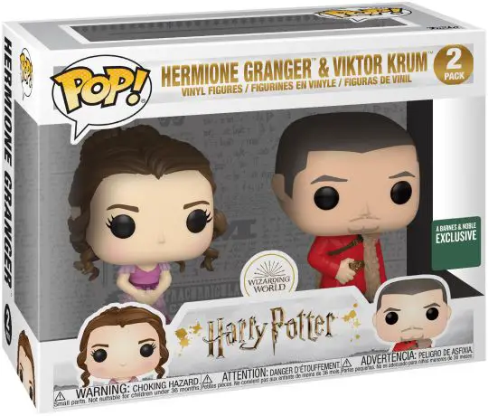 Figurine pop Hermione Granger & Viktor Krum - 2 Pack - Harry Potter - 1