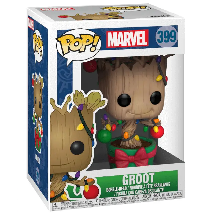Figurine pop Holiday Baby Groot - Marvel - 2