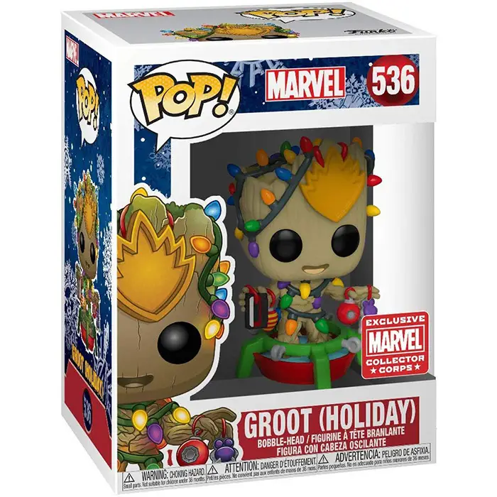 Figurine pop Holiday Groot - Marvel - 2