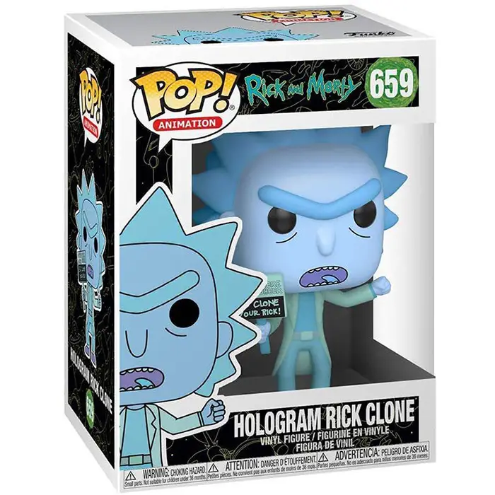 Figurine pop Hologram Rick Clone - Rick et morty - 2