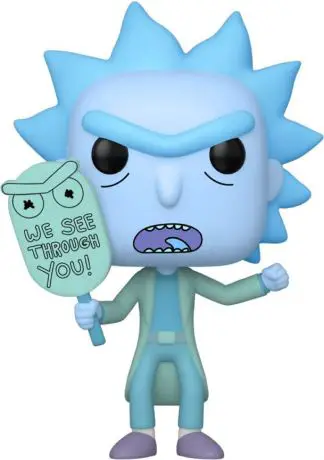 Figurine pop Hologram Rick Clone - Brillant dans le noir - Rick et Morty - 2