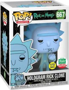 Figurine Hologram Rick Clone – Brillant dans le noir – Rick et Morty- #667
