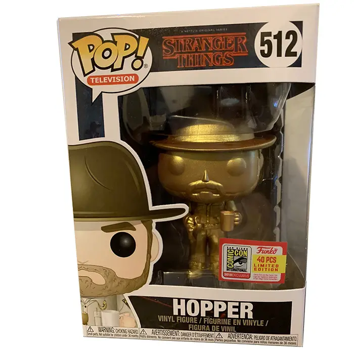 Figurine pop Hopper gold - Stranger Things - 2