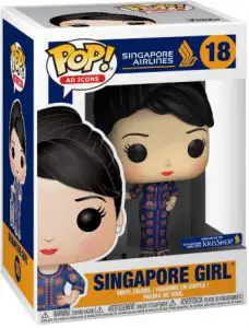 Figurine Hôtesse de l’Air Singapore Airlines – Icônes de Pub- #18