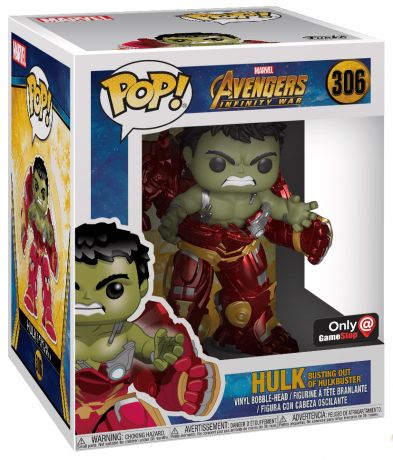Figurine pop Hulk avec le hulkbuster - 15 cm - Avengers Infinity War - 1