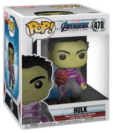Figurine pop Hulk avec un gant - 15 cm - Avengers Endgame - 1