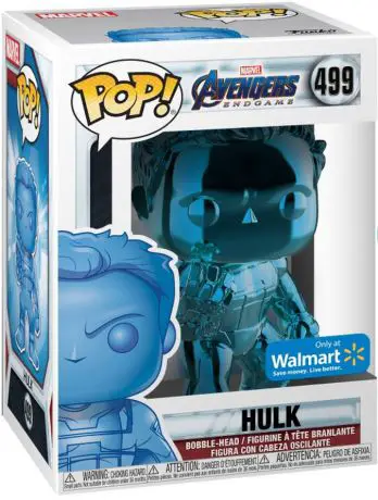 Figurine pop Hulk Bleu - Chromé - Avengers Endgame - 1