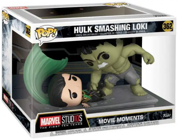Figurine pop Hulk fracassant Loki - Marvel Studios - L'anniversaire des 10 ans - 1