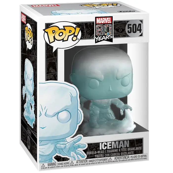 Figurine pop Ice Man - Marvel - 2